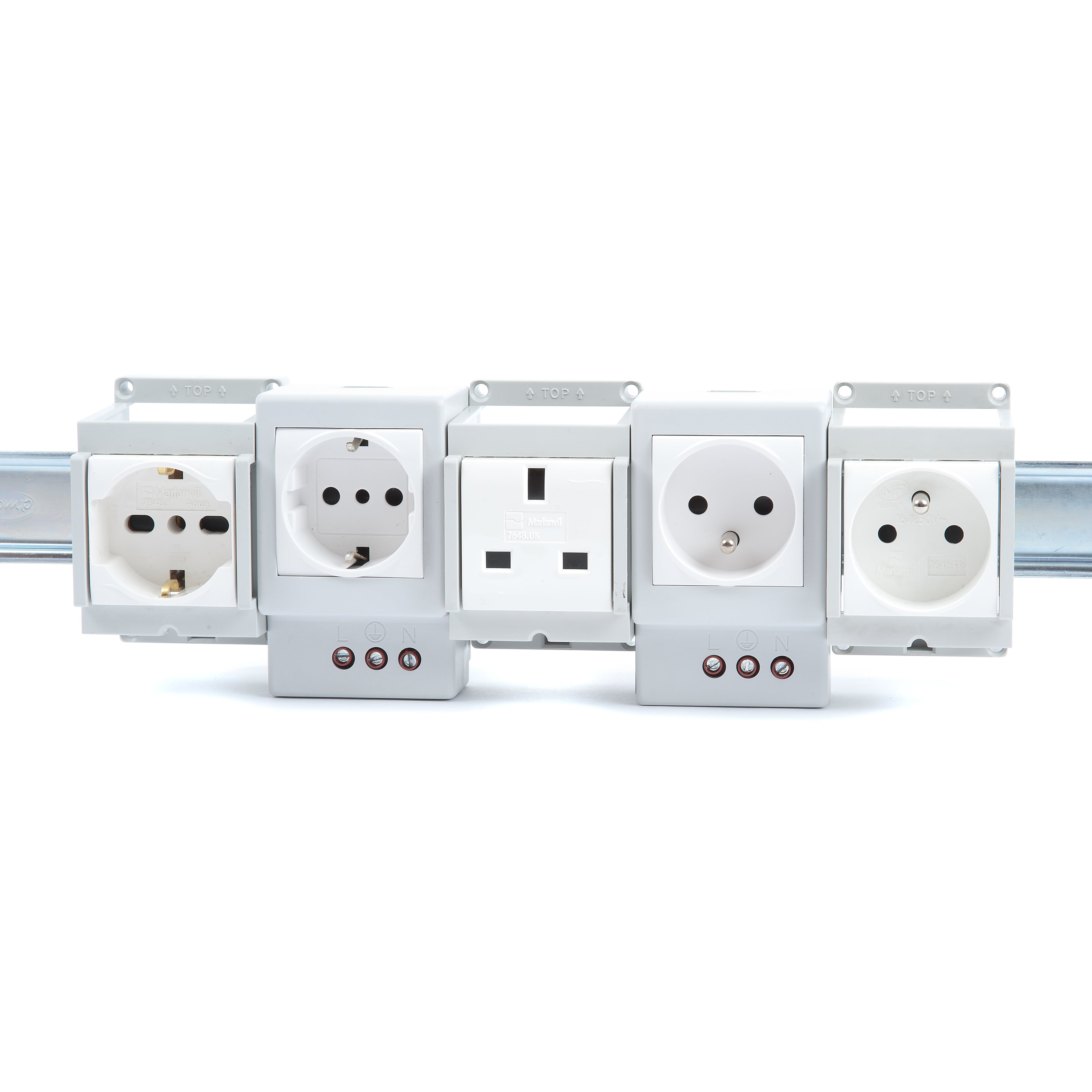 Sockets for DIN Rail Mounting