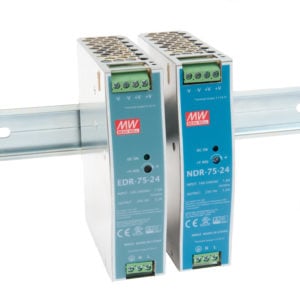 MEAN WELL EDR and NDR Economical DIN Rail Switch-Mode Power Supplies