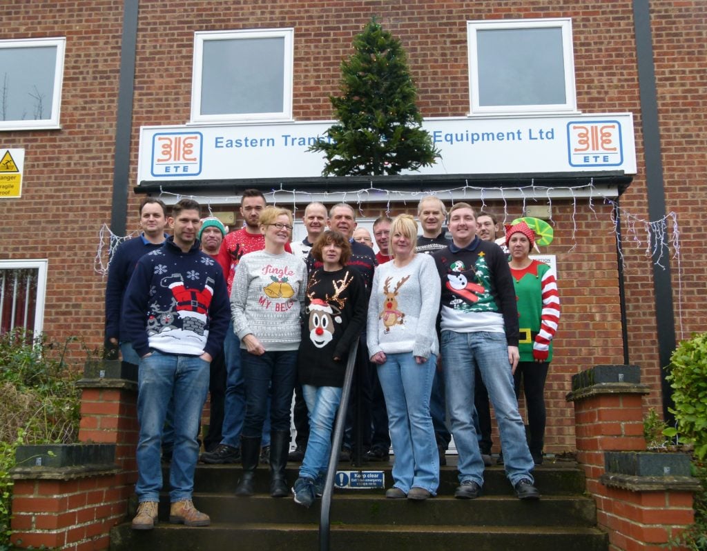 ETE Xmas Jumper Day 2017 Photocall