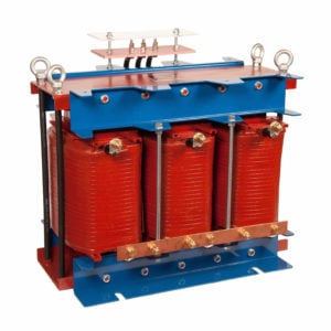 Example of an energy efficient 250kVA custom-built transformer manufactured by ETE with copper windings