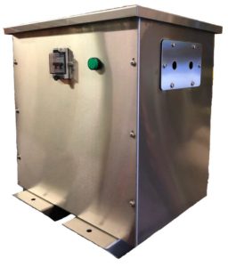 Custom-Built Transformer in Stainless Steel Enclosure